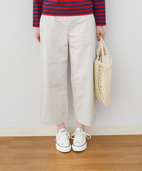 SHIPS Days（シップスデイズ）の「SHIPS Days STANDARD:リラックス ワイドパンツ（その他パンツ・レディース・ベージュ/ネイビー/ライトグレー/ライトホワイト・SMALL/LARGE/MEDIUM）」の6枚目の写真