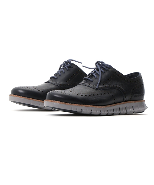 COLE HAAN（コールハーン）の「ゼログランド ウィング オックスフォード mens（その他シューズ・メンズ・グレー/ネイビー・10/9/9.5/8/10.5/8.5/7.5/7）」の2枚目の写真