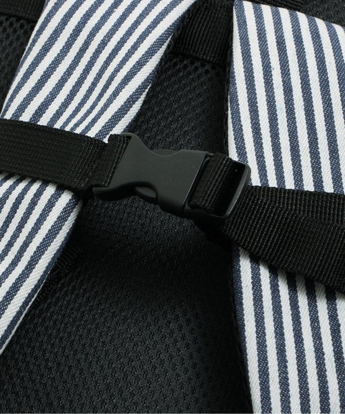 BREEZE(ブリーズ)の「ワッペン付きリュック(バックパック/リュック・キッズ・インディゴブルー/ストライプ・SMALL/MEDIUM)」の4枚目の写真