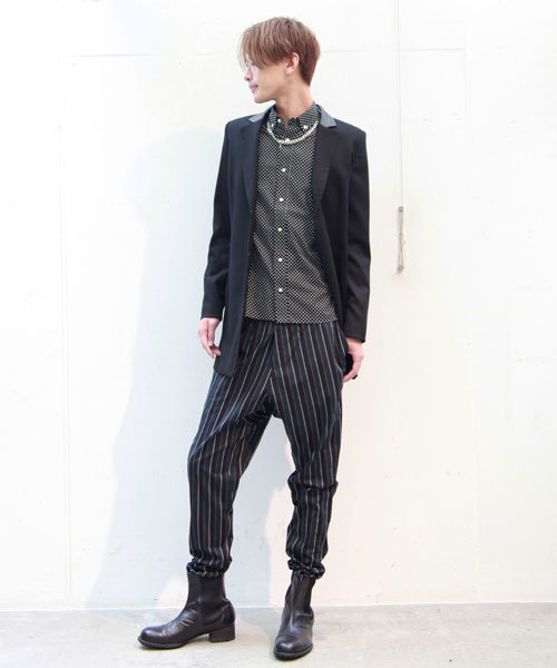 603（ロクマルサン）の「603　ボタンダウンピンドットシャツ（シャツ/ブラウス・メンズ・ブラック・40/42/44）」の8枚目の写真