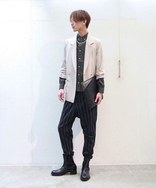 603（ロクマルサン）の「603　ボタンダウンピンドットシャツ（シャツ/ブラウス・メンズ・ブラック・40/42/44）」の9枚目の写真