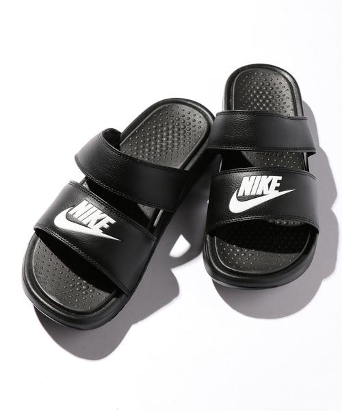 NIKE（ナイキ）の「＜NIKE（ナイキ）＞ W BENASSI DUO/サンダル ◆（サンダル・メンズ・ブラック/ピンク・27cm/26cm/28cm）」の2枚目の写真