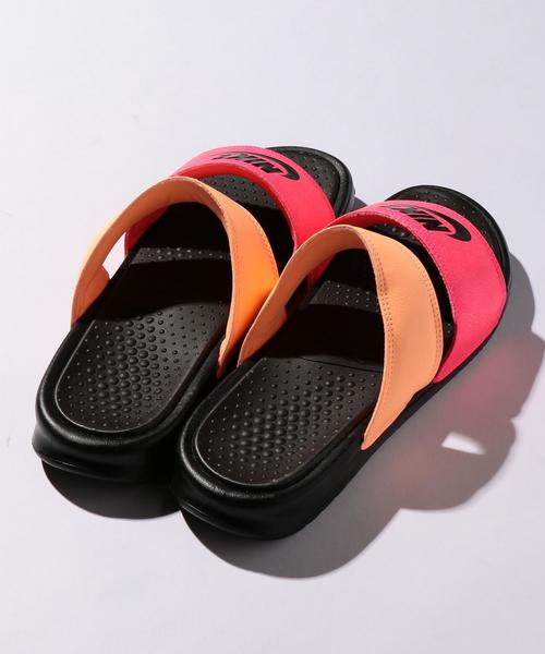 NIKE（ナイキ）の「＜NIKE（ナイキ）＞ W BENASSI DUO/サンダル ◆（サンダル・メンズ・ブラック/ピンク・27cm/26cm/28cm）」の3枚目の写真