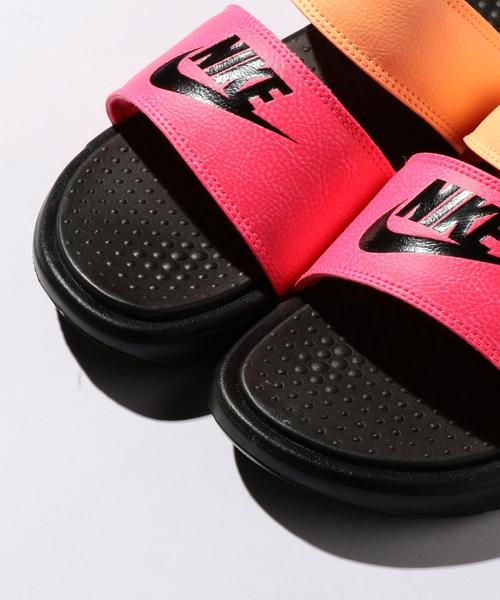 NIKE（ナイキ）の「＜NIKE（ナイキ）＞ W BENASSI DUO/サンダル ◆（サンダル・メンズ・ブラック/ピンク・27cm/26cm/28cm）」の4枚目の写真