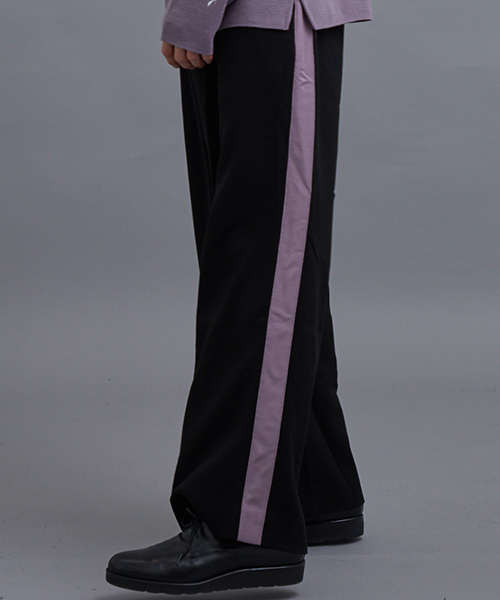 STUDIOUS（ステュディオス）の「【STUDIOUS】マルチストレッチワイドパンツ（その他パンツ・メンズ・ホワイト/パープル/ブラック・1/2）」の3枚目の写真