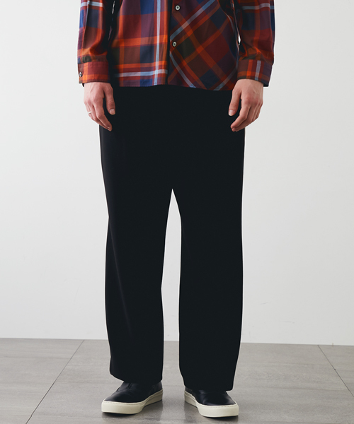 STUDIOUS（ステュディオス）の「【STUDIOUS】マルチストレッチワイドパンツ（その他パンツ・メンズ・ホワイト/パープル/ブラック・1/2）」の9枚目の写真