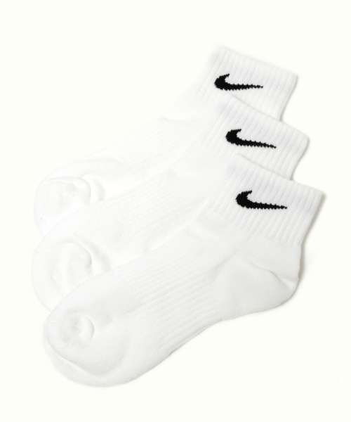 NIKE（ナイキ）の「BAYFLOW／【NIKE(ナイキ)】3ペアコットンソックス　17AW（ソックス/靴下・レディース・ホワイト・FREE）」の7枚目の写真