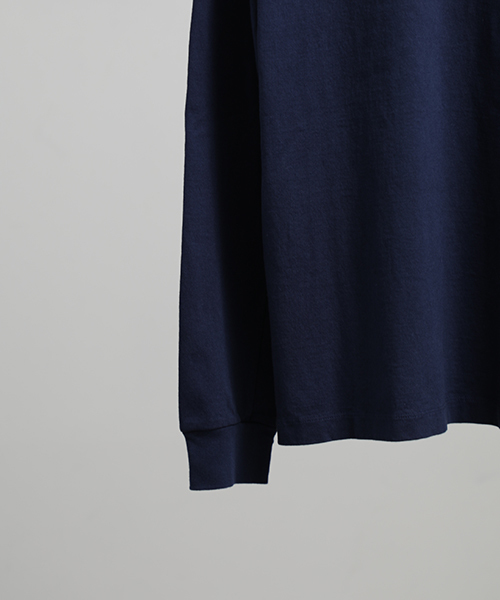 wjk black（ﾀﾞﾌﾞﾙｼﾞｪｲｹｲﾌﾞﾗｯｸ）の「【wjk black】≪STUDIOUS限定≫ヘビーウェイトVネックL/S Tee（Tシャツ/カットソー・メンズ・ホワイト/ネイビー/ピンクベージュ/グレー・1/2/3）」の19枚目の写真