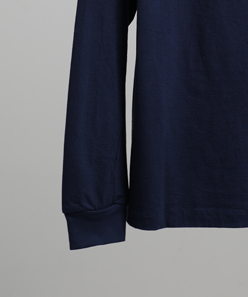 wjk black（ﾀﾞﾌﾞﾙｼﾞｪｲｹｲﾌﾞﾗｯｸ）の「【wjk black】≪STUDIOUS限定≫ヘビーウェイトVネックL/S Tee（Tシャツ/カットソー・メンズ・ホワイト/ネイビー/ピンクベージュ/グレー・1/2/3）」の10枚目の写真