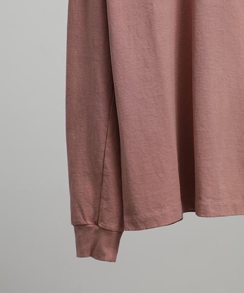 wjk black（ﾀﾞﾌﾞﾙｼﾞｪｲｹｲﾌﾞﾗｯｸ）の「【wjk black】≪STUDIOUS限定≫ヘビーウェイトVネックL/S Tee（Tシャツ/カットソー・メンズ・ホワイト/ネイビー/ピンクベージュ/グレー・1/2/3）」の13枚目の写真