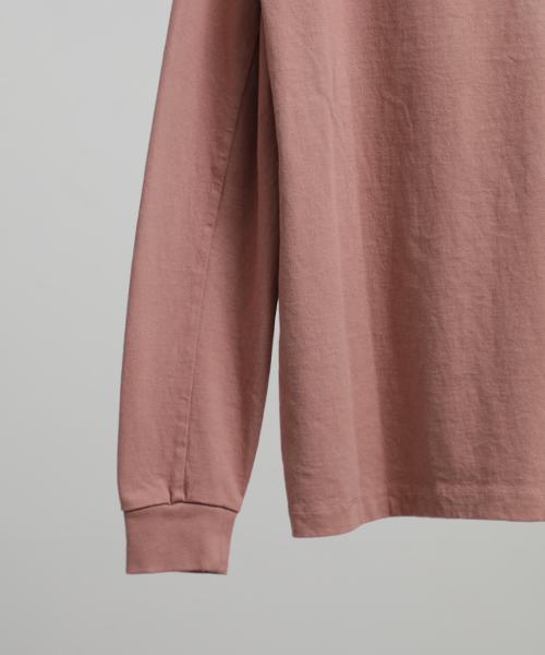 wjk black（ﾀﾞﾌﾞﾙｼﾞｪｲｹｲﾌﾞﾗｯｸ）の「【wjk black】≪STUDIOUS限定≫ヘビーウェイトVネックL/S Tee（Tシャツ/カットソー・メンズ・ホワイト/ネイビー/ピンクベージュ/グレー・1/2/3）」の7枚目の写真