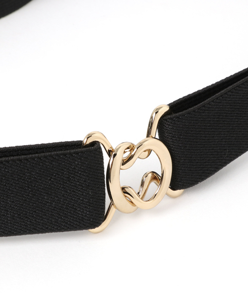 Andemiu（アンデミュウ）の「ウエストゴムベルト771560（ベルト・レディース・カーキ/ブラウン/ブラック/ダークブラウン/ネイビー/ベージュ・FREE）」の8枚目の写真