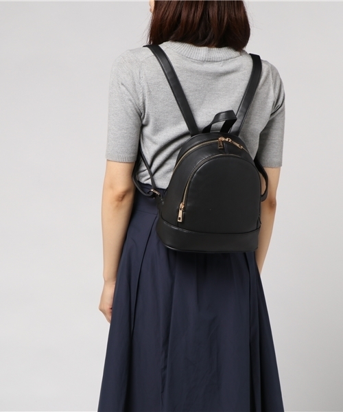 one after another NICE CLAUP(ワンアフターアナザーナイスクラップ)の「チビリュック(バックパック/リュック・レディース・ブラウン/ブラック/ピンクベージュ・FREE)」の13枚目の写真