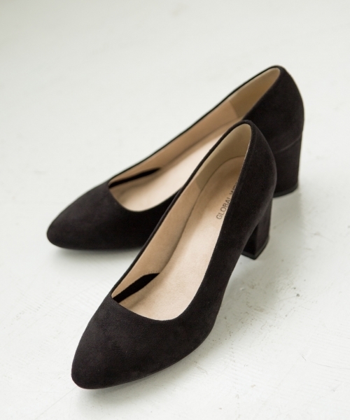 GLOBAL WORK（グローバルワーク）の「【抗菌・防臭】ベーシックパンプス/766687（パンプス・レディース・ブラック/パープル/ワインレッド・MEDIUM/LARGE/SMALL）」の2枚目の写真