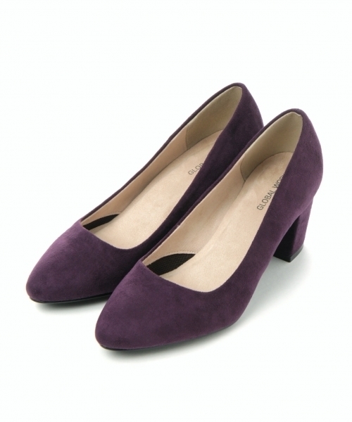 GLOBAL WORK（グローバルワーク）の「【抗菌・防臭】ベーシックパンプス/766687（パンプス・レディース・ブラック/パープル/ワインレッド・MEDIUM/LARGE/SMALL）」の7枚目の写真