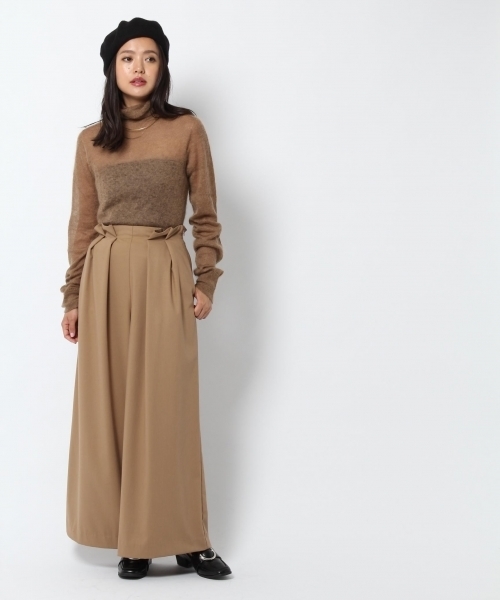 laboratory work（ラボラトリーワーク）の「【佐藤繊維】キッドモヘヤ混ハイゲージタートル【JAPAN MADE】（ニット/セーター・レディース・ブラウン/ピンク/ブルー/杢グレー・MEDIUM）」の10枚目の写真