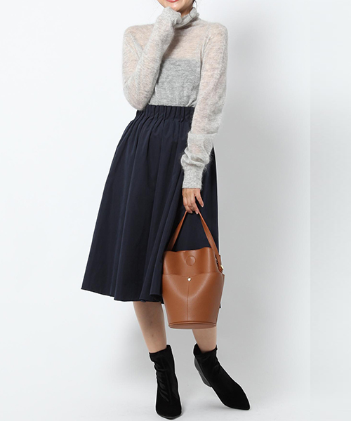 laboratory work（ラボラトリーワーク）の「【佐藤繊維】キッドモヘヤ混ハイゲージタートル【JAPAN MADE】（ニット/セーター・レディース・ブラウン/ピンク/ブルー/杢グレー・MEDIUM）」の20枚目の写真