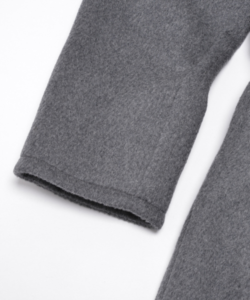 PAPILLONNER（パピヨネ）の「ウールカルゼガウンコート（その他アウター・レディース・ブラック/グレー・MEDIUM）」の10枚目の写真