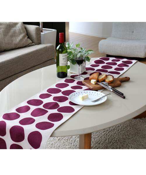 Jubilee（ジュビリー）の「天然リネン 北欧デザイン テーブルランナー（ランチョンマット/テーブルウェア・レディース・ホワイト/ライトブルー/ベージュ/グレー/ブルー/グリーン/モスグリーン/マスタード/ホワイト×グレー/パープル・FREE）」の9枚目の写真