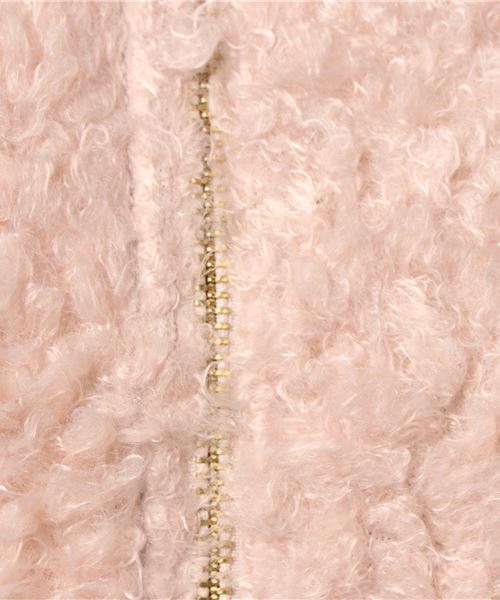 earth music&ecology（アースミュージックアンドエコロジー）の「・リバーシブルボアブルゾン（ブルゾン・レディース・ブラック/ベージュ/グレー/ピンクベージュ・FREE）」の5枚目の写真