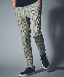 5351 POUR LES HOMMES | メッシュランダムストライプテーパードパンツ(その他パンツ)