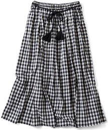 Live in comfort | リブ　イン　コンフォート　しわが気にならない！やわらか素材のコットンスカート(スカート)