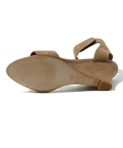 ROSE BUD（ローズバッド）の「(ROSE BUD)アンクルストラップヒールサンダル（サンダル・レディース・ブラック/ベージュ/ブルー/ピンク・35/36/37/38/39）」の6枚目の写真