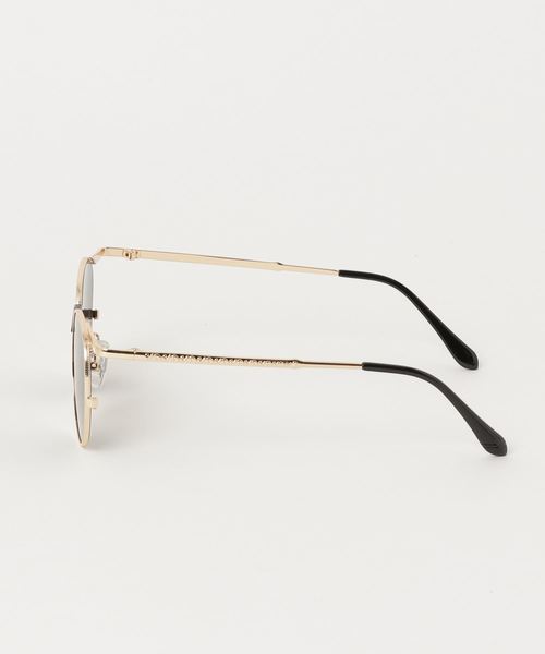 WEGO(ウィゴー)の「WEGO/レトロメタルボストン(サングラス・メンズ・ピンク/パープル/ブラック・FREE)」の4枚目の写真