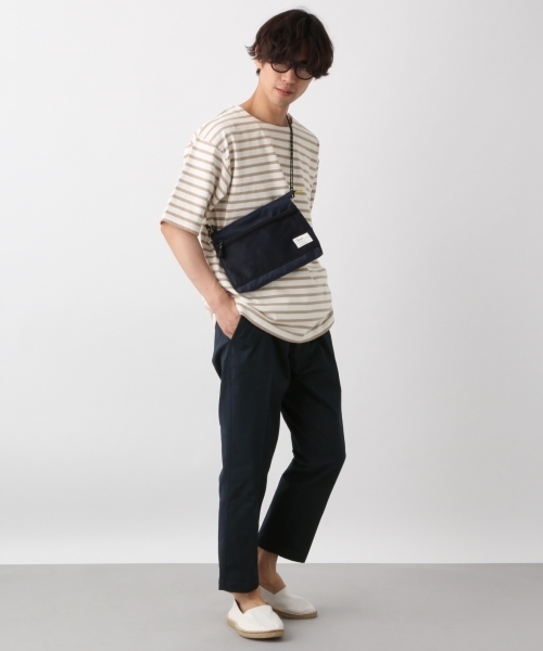 RAGEBLUE（レイジブルー）の「USAコットンバスクボーダー/796029（Tシャツ/カットソー・メンズ・ネイビー/その他/ブルー/ベージュ・MEDIUM/SMALL/LARGE）」の5枚目の写真