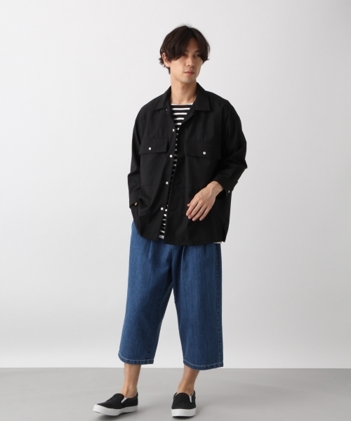 RAGEBLUE（レイジブルー）の「USAコットンバスクボーダー/796029（Tシャツ/カットソー・メンズ・ネイビー/その他/ブルー/ベージュ・MEDIUM/SMALL/LARGE）」の6枚目の写真