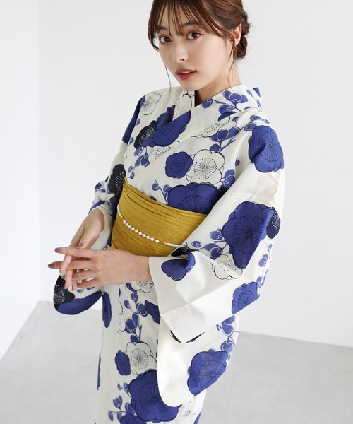 セール】【着付けガイド付き】大人可愛いが叶う 美人浴衣 5点