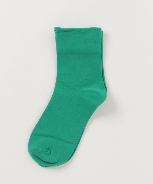 Fun & Daily（ファンアンドデイリー）の「F&D : キャンディカラーソックス（ソックス/靴下・レディース・ホワイト/ブラック/パープル/ピンク/イエロー/オレンジ/ブルー/グリーン・FREE）」の4枚目の写真