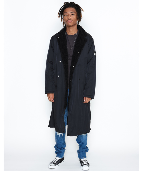 NUMBER (N)INE（ナンバーナイン）の「2WAY DOUBLE BREASTED BOA COAT（その他アウター・メンズ・ブラック/ベージュ/ネイビー・2/3/4）」の6枚目の写真