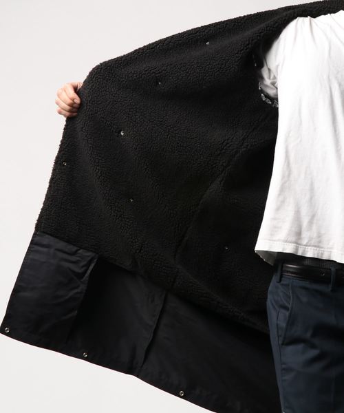 NUMBER (N)INE（ナンバーナイン）の「2WAY DOUBLE BREASTED BOA COAT（その他アウター・メンズ・ブラック/ベージュ/ネイビー・2/3/4）」の9枚目の写真