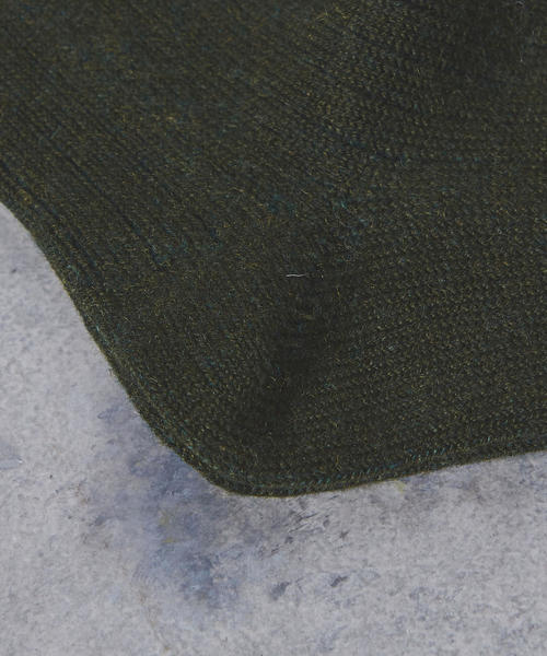 ROTOTO（ロトト）の「＜RoToTo（ロトト）＞ CO/WO RIB SOCKS（ソックス/靴下・メンズ・ホワイト/ワインレッド/ダークグリーン/ブラック/ベージュ/オレンジ・MEDIUM）」の8枚目の写真