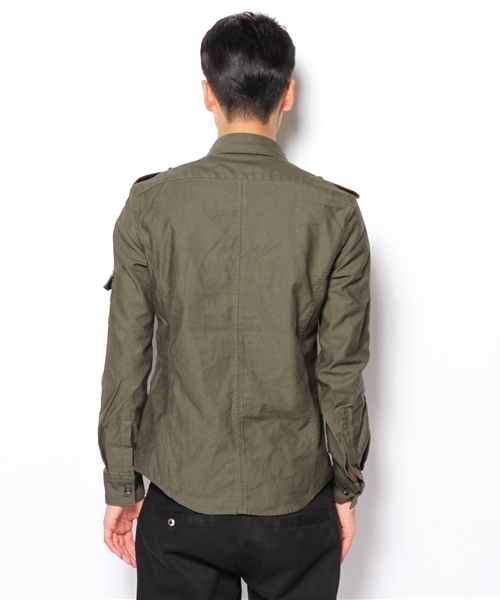 HAMNETT(ハムネット)の「【HAMNETT】 ミリタリークロスオフィサー / ジャッケット(その他アウター・メンズ・カーキ/オリーブ・M/L/AL)」の6枚目の写真