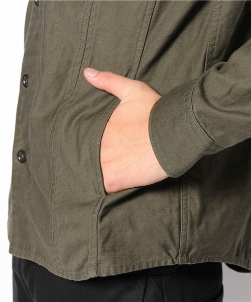 HAMNETT(ハムネット)の「【HAMNETT】 ミリタリークロスオフィサー / ジャッケット(その他アウター・メンズ・カーキ/オリーブ・M/L/AL)」の9枚目の写真