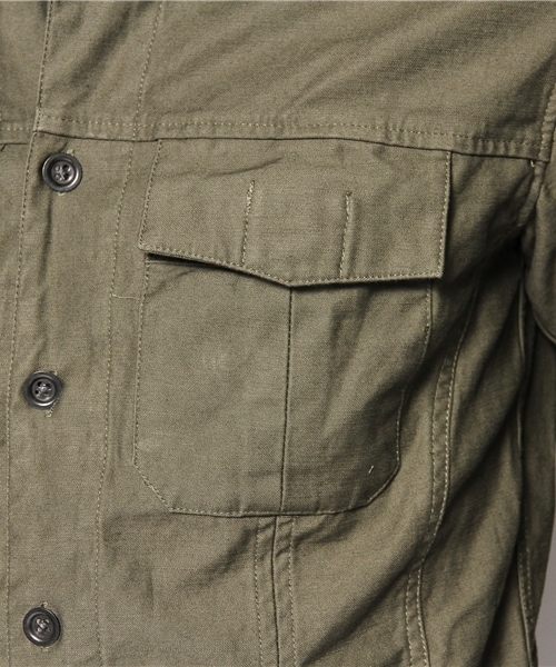 HAMNETT(ハムネット)の「【HAMNETT】 ミリタリークロスオフィサー / ジャッケット(その他アウター・メンズ・カーキ/オリーブ・M/L/AL)」の11枚目の写真