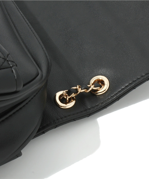 INGNI（イング）の「キルティングチェーン/Ｂａｇ（ショルダーバッグ・レディース・レッド系その他/ピンクベージュ/ブラック・MEDIUM/ONE SIZE）」の9枚目の写真
