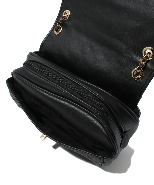 INGNI（イング）の「キルティングチェーン/Ｂａｇ（ショルダーバッグ・レディース・レッド系その他/ピンクベージュ/ブラック・MEDIUM/ONE SIZE）」の10枚目の写真