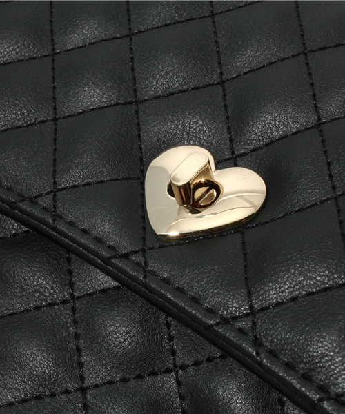 INGNI（イング）の「キルティングチェーン/Ｂａｇ（ショルダーバッグ・レディース・レッド系その他/ピンクベージュ/ブラック・MEDIUM/ONE SIZE）」の12枚目の写真