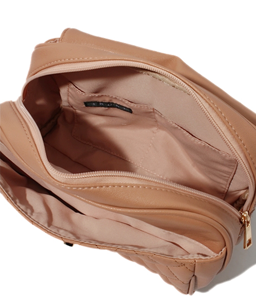 INGNI（イング）の「キルティングチェーン/Ｂａｇ（ショルダーバッグ・レディース・レッド系その他/ピンクベージュ/ブラック・MEDIUM/ONE SIZE）」の14枚目の写真