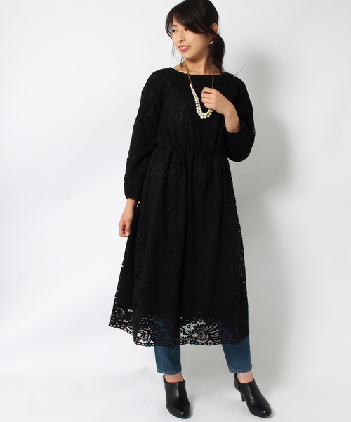 Katharine Ross キャサリンロス の Katharine Ross 起毛レースワンピース ワンピース Wear