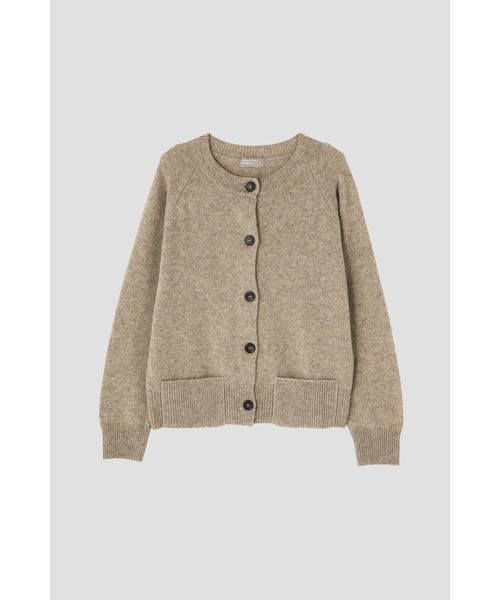 MARGARET HOWELL（マーガレットハウエル）の「WOOL CASHMERE KNIT（カーディガン/ボレロ・レディース・ブラック/イエロー/ナチュラル・2）」の3枚目の写真