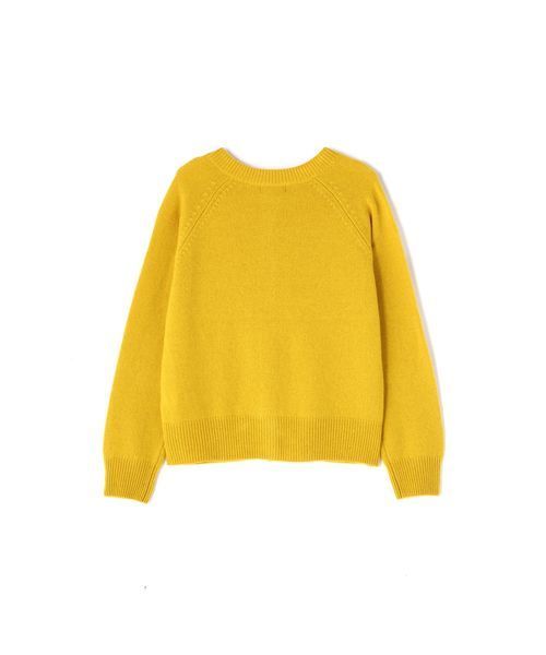 MARGARET HOWELL（マーガレットハウエル）の「WOOL CASHMERE KNIT（カーディガン/ボレロ・レディース・ブラック/イエロー/ナチュラル・2）」の12枚目の写真