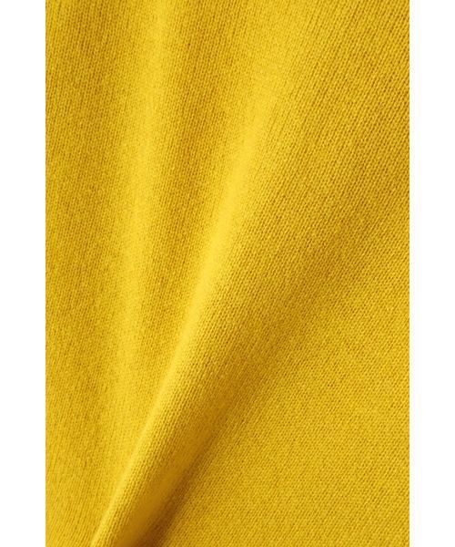 MARGARET HOWELL（マーガレットハウエル）の「WOOL CASHMERE KNIT（カーディガン/ボレロ・レディース・ブラック/イエロー/ナチュラル・2）」の9枚目の写真