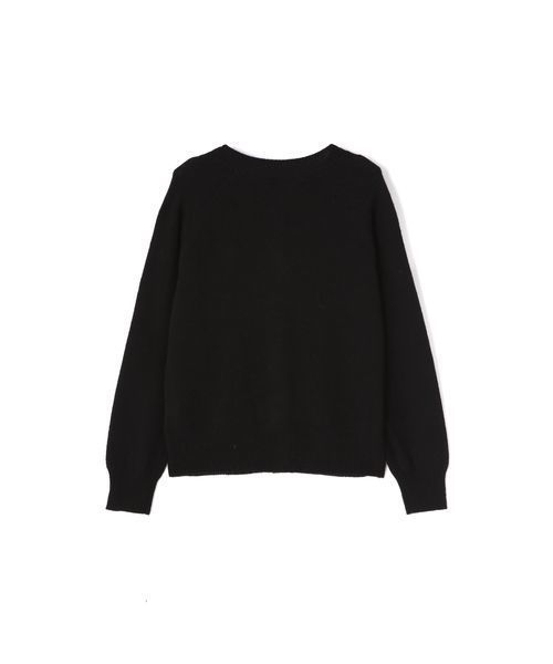 MARGARET HOWELL（マーガレットハウエル）の「WOOL CASHMERE KNIT（カーディガン/ボレロ・レディース・ブラック/イエロー/ナチュラル・2）」の6枚目の写真