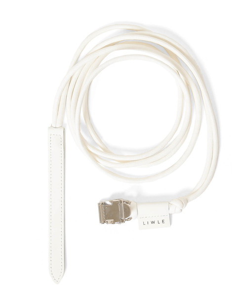 International Gallery BEAMS（インターナショナルギャラリービームス）の「LIWLE × IG / 別注 ロングコード ベルト（ベルト・メンズ・ブラック/ホワイト/オリーブ/ブラック系その他2/ダークブラウン・ONE SIZE）」の3枚目の写真