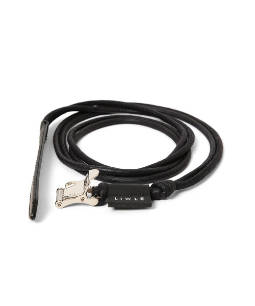 International Gallery BEAMS（インターナショナルギャラリービームス）の「LIWLE × IG / 別注 ロングコード ベルト（ベルト・メンズ・ブラック/ホワイト/オリーブ/ブラック系その他2/ダークブラウン・ONE SIZE）」の6枚目の写真