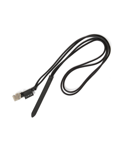 International Gallery BEAMS（インターナショナルギャラリービームス）の「LIWLE × IG / 別注 ロングコード ベルト（ベルト・メンズ・ブラック/ホワイト/オリーブ/ブラック系その他2/ダークブラウン・ONE SIZE）」の7枚目の写真